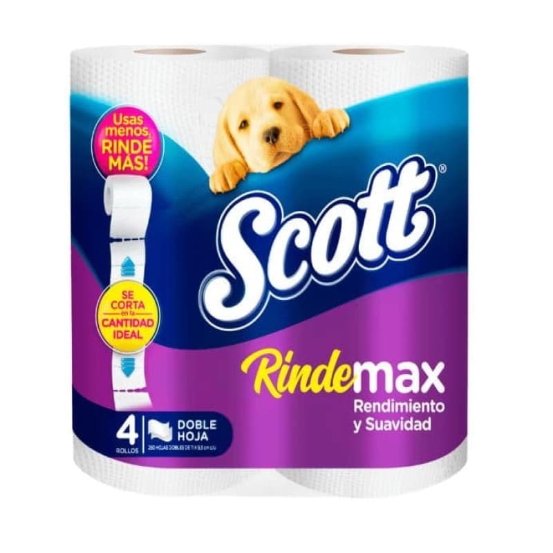 Imagen de PAPEL HIGIENICO SCOTT DOBLE HOJA 22 MTS