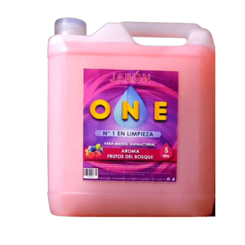 Imagen de JABON LIQUIDO FRUTOS DEL BOSQUE ONE 5 LTS