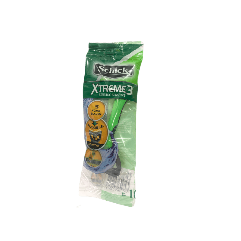 Imagen de PRESTOBARBA SCHICK SENSIBLE XTREME3 1UN