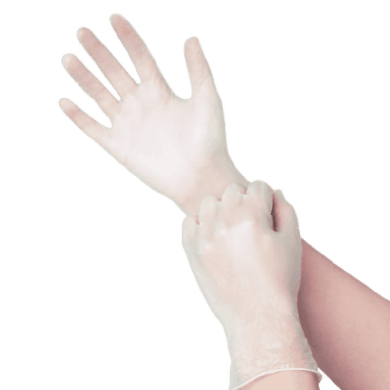 Imagen de GUANTES VINILO L 100 UNIDADES