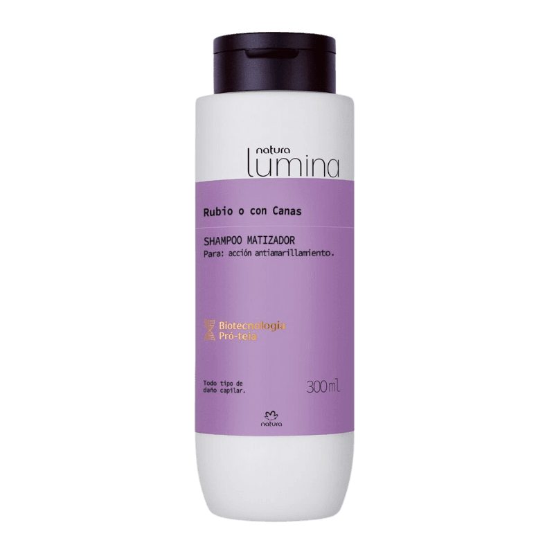 Imagen de SHAMPOO MATIZADOR RUBIO /CANAS 300 ML LUMINA