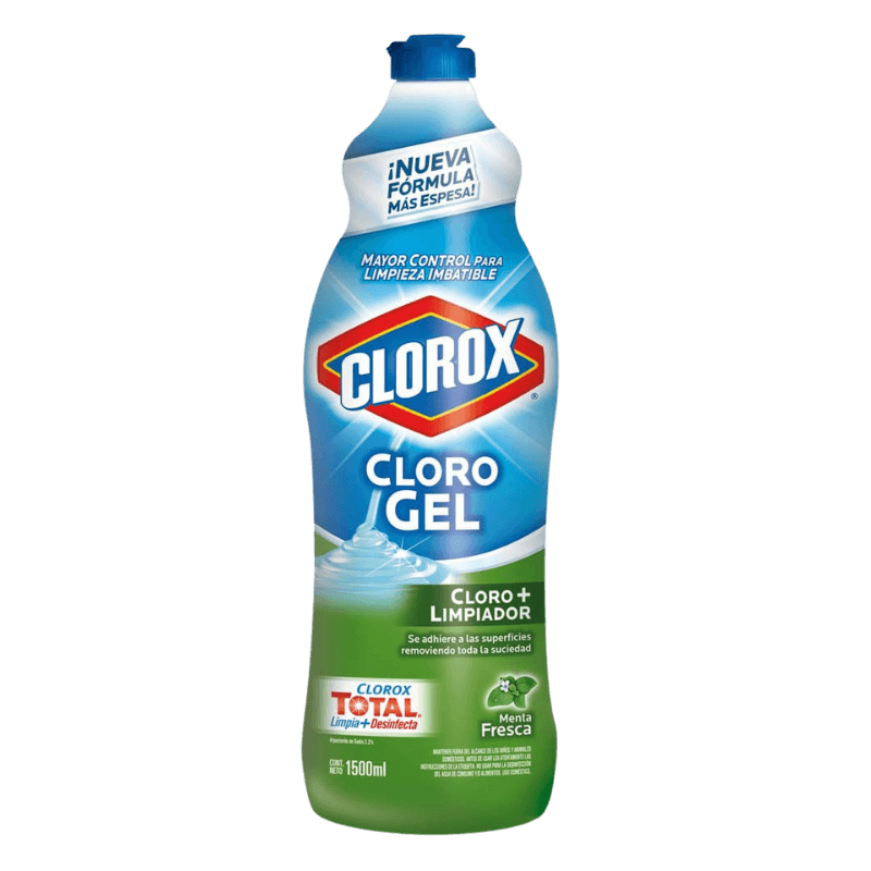Imagen de CLORO GEL CLOROX MENTA FRESCA 1500 ML