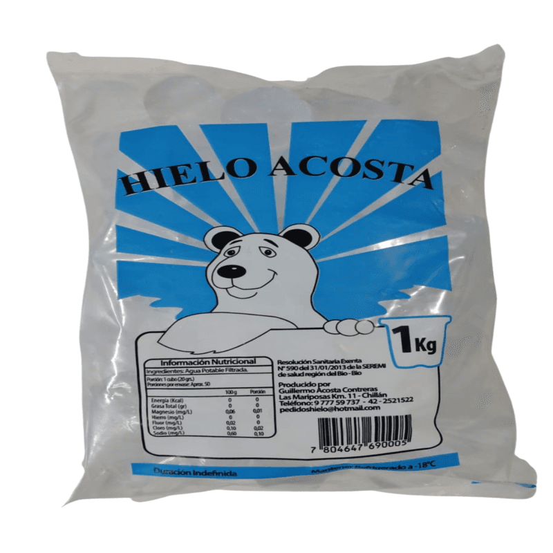 Imagen de HIELO ACOSTA 1 KILO