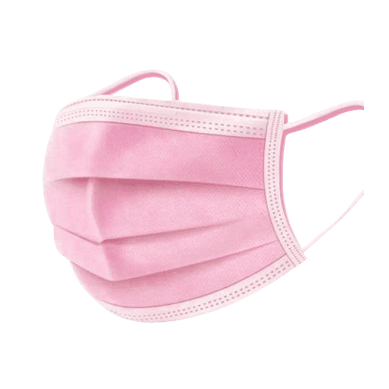 Imagen de MASCARILLA ROSADA 50 UNIDADES