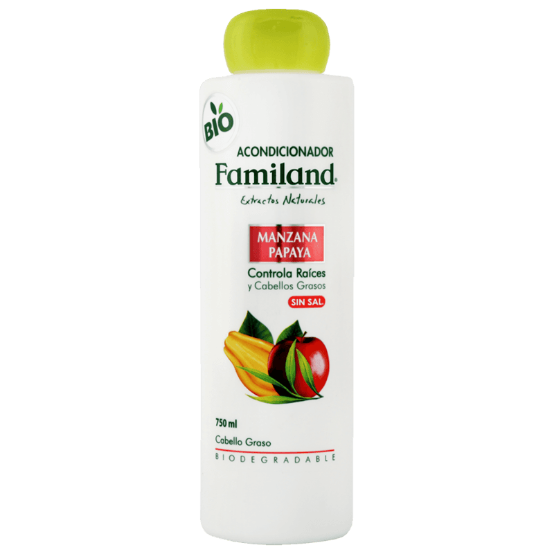 Imagen de ACONDIONADOR FAMILAND MANZANA PAPAYA 750 ML