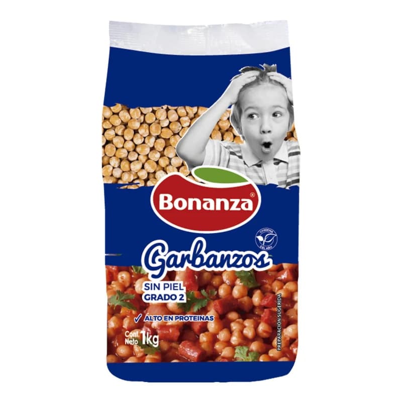 Imagen de GARBANZOS S/PIEL BONANZA 1 K