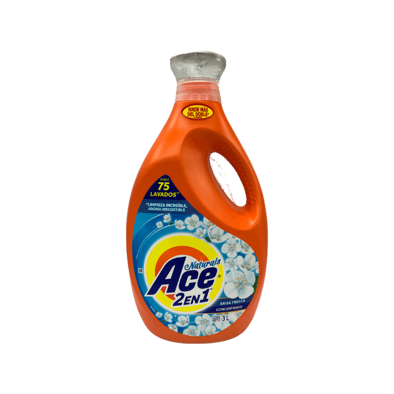 Imagen de DETERGENTE LIQUIDO ACE 2 EN 1 3 LT