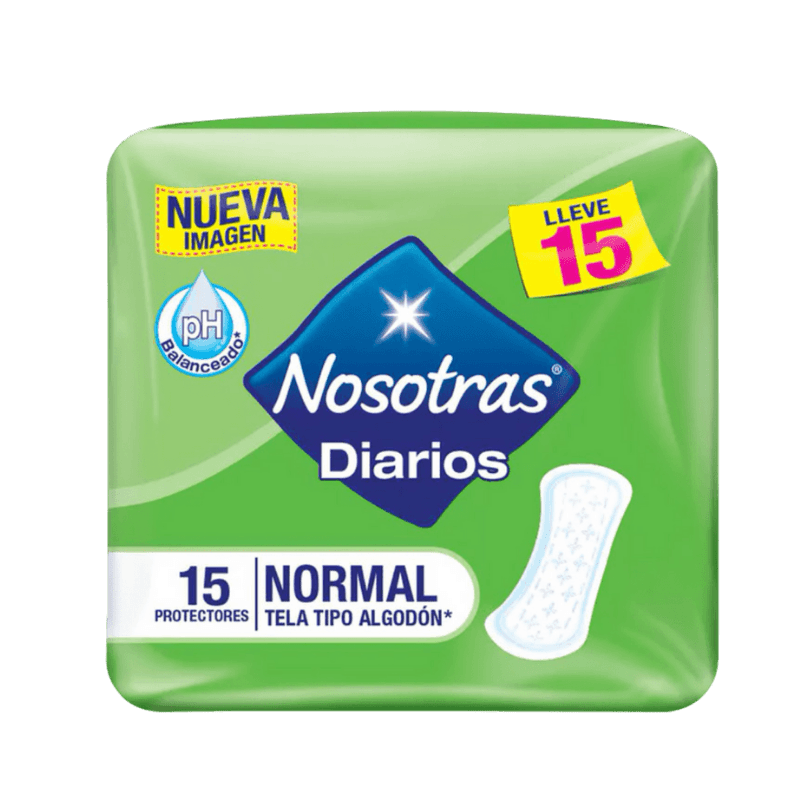 Imagen de PROTECTORES DIARIOS NORMAL 15 UN