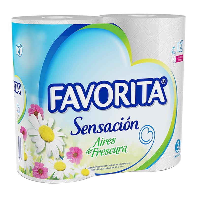 Imagen de PAPEL HIGIENICO FAVORITA 22 MTS X 4