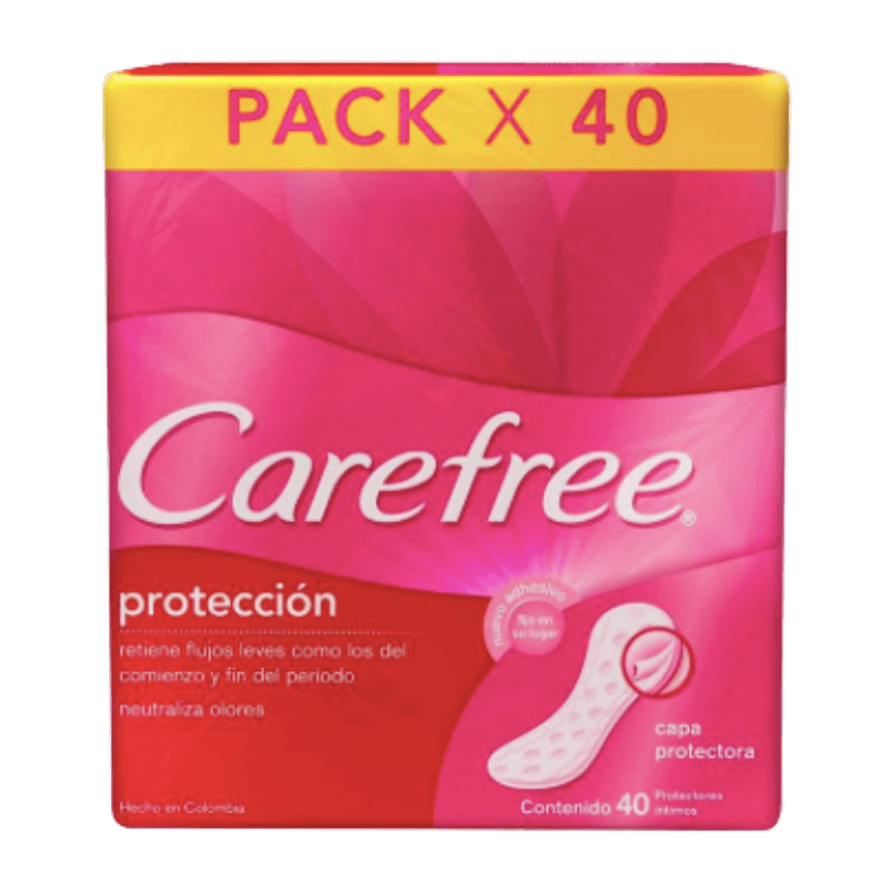 Imagen de PROTECTORES DIARIOS CAREFREE 40 UNI.