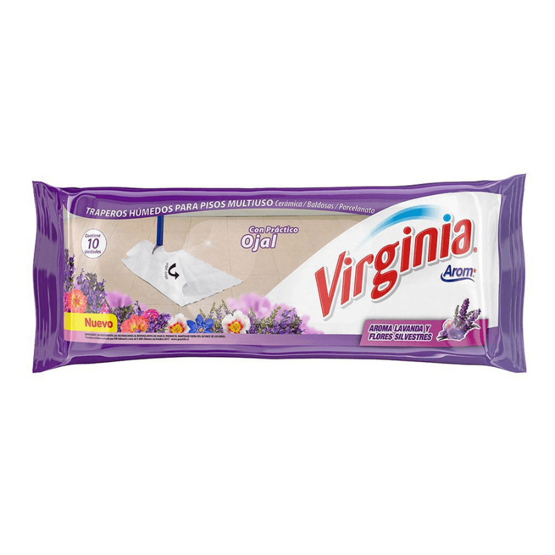 Imagen de TRAPERO HUMEDO LAVANDA VIRGINIA 10 UN