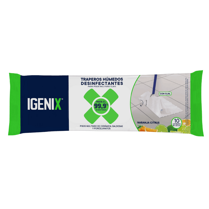 Imagen de TRAPERO HUMEDO IGENIX 10 UNIDADES