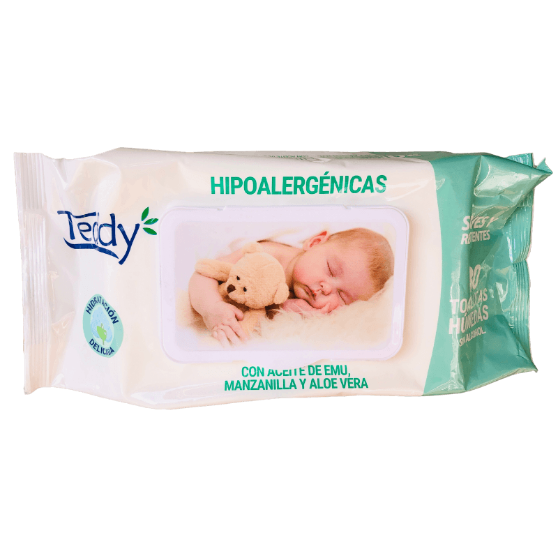 Imagen de TOALLITAS HUMEDAS TEDDY 80 UNI