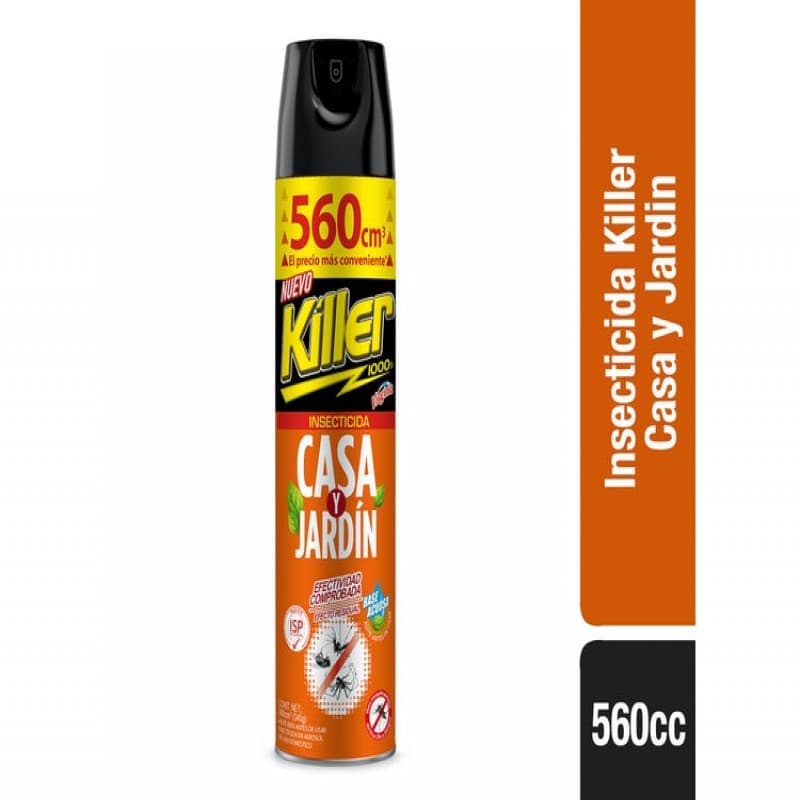Imagen de INSECTICIDA KILLER CASA Y JARDIN 560 M3