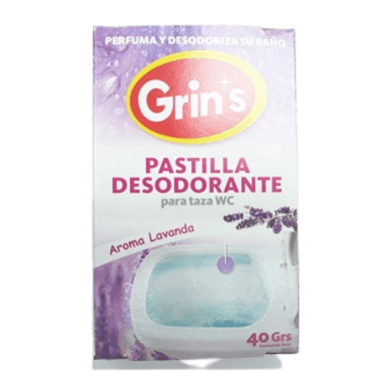Imagen de PASTILLA WC LAVANDA GRINS 40 GRS