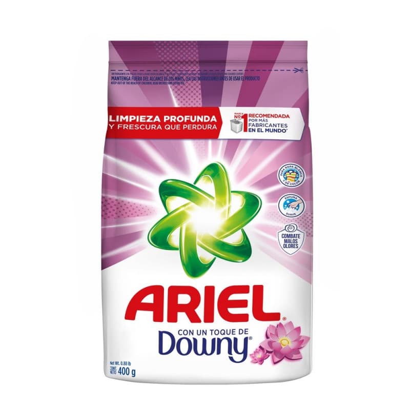 Imagen de DETERGENTE EN POLVO ARIEL DOWNY 400 GR
