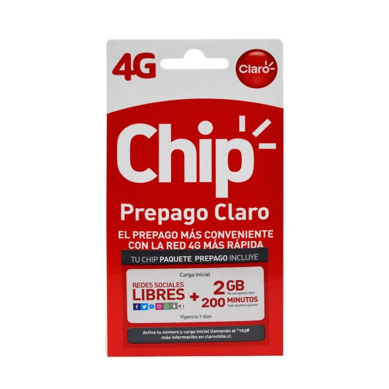 Imagen de CHIP PREPAGO CLARO