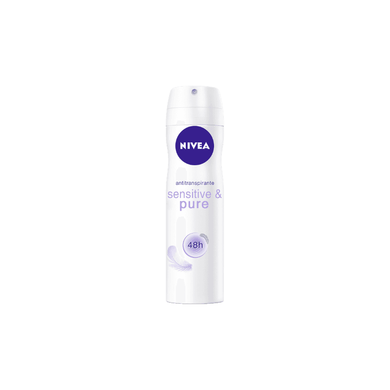 Imagen de DESODORANTE AEROSOL NIVEA SENSITIVE & PURE 150 ML