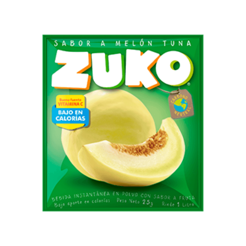 Imagen de JUGOS ZUKO POLVO MELON TUNA 20 GR