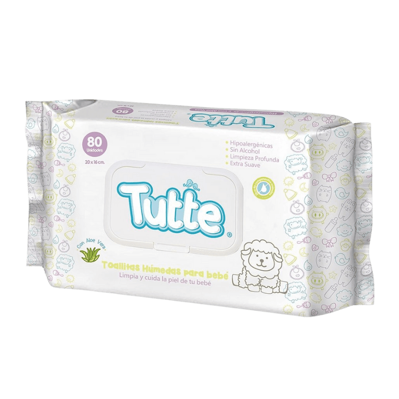 Imagen de TOALLITA HUMEDAS TUTTE 80 UN