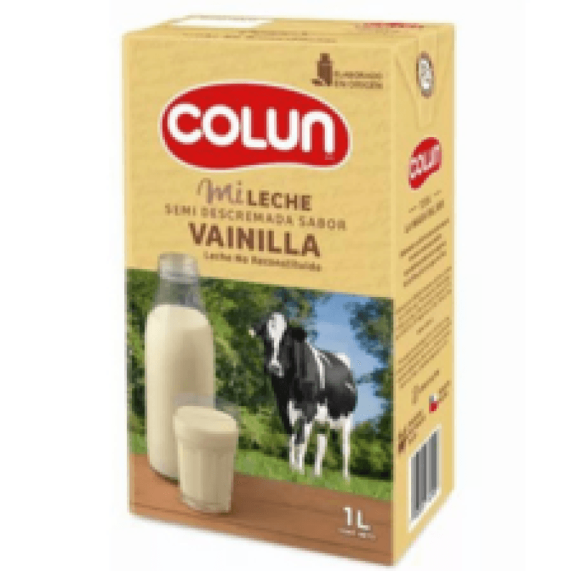 Imagen de LECHE LIQUIDA COLUN VAINILLA SEMIDESCREMADA 1 LT