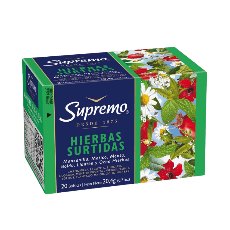 Imagen de HIERBAS SURTIDAS SUPREMO 20 BOLSITAS