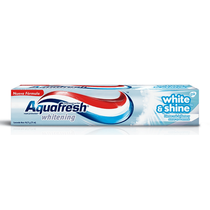 Imagen de PASTA DENTAL AQUAFRESH WHITE & SHINE 96.75 GR