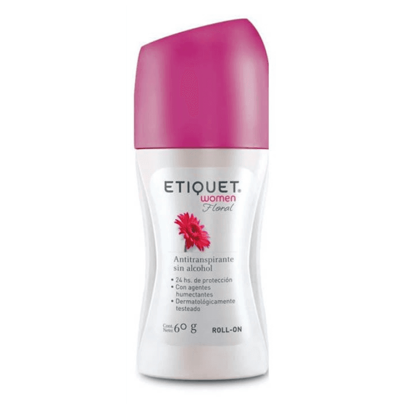 Imagen de ANTITRANSPIRANTE ETIQUET DEO ROLL-ON MUJER 60 GR FLORAL