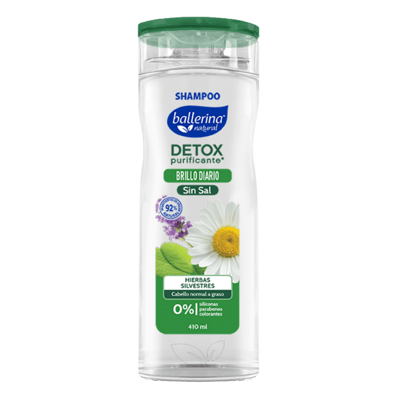 Imagen de SHAMPOO BALLERINA HIERBAS SILVESTRES 410 ML