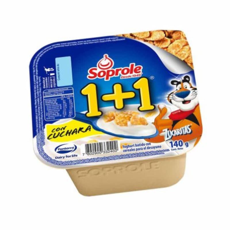 Imagen de 1+1 SOPROLE ZUCARITAS 140 GR