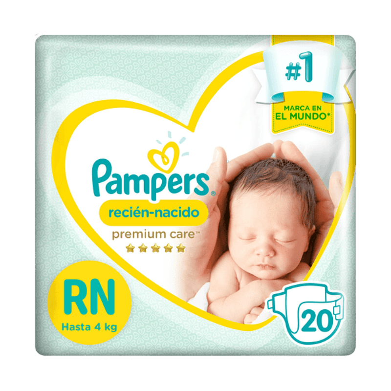 Imagen de PAÑALES PAMPERS RN 20 UNI