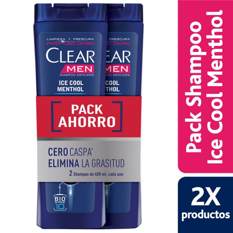 Imagen de SHAMPOO CLEAR PACK AHORRO 400 ML
