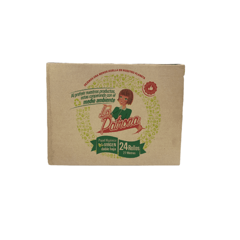 Imagen de PAPEL HIGIENICO LA PATRONA 27M X24 UN