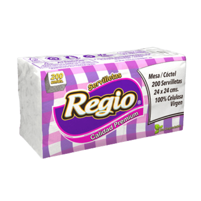 Imagen de SERVILLETA REGIO 200 UN